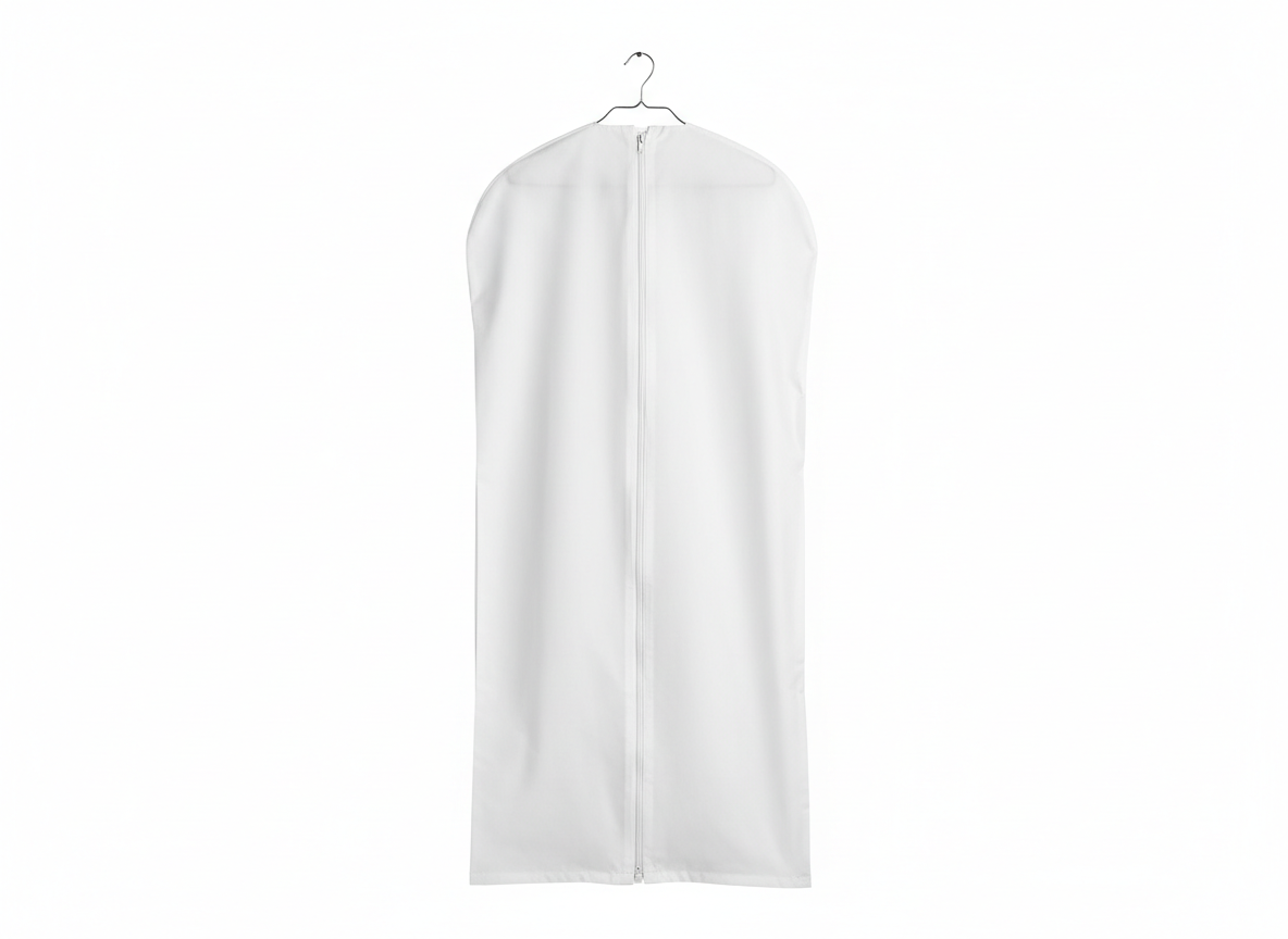 White dress cover bag · Large · White
