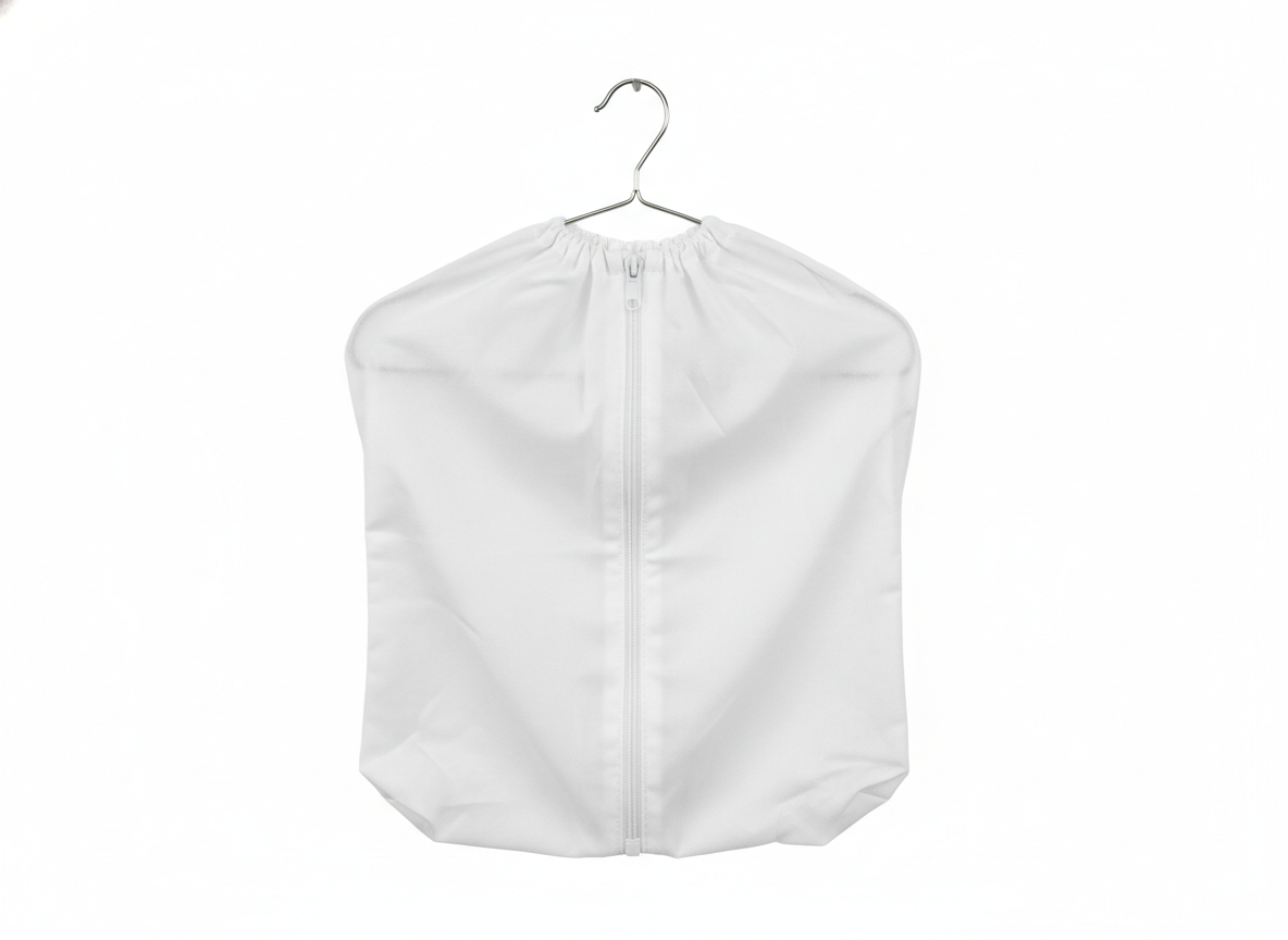 White dress cover bag · White · Small