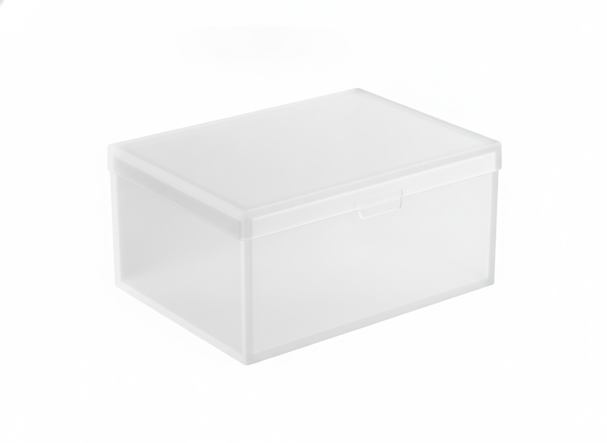 Frosted flip lid acrylic box · Frosted With Flip Lid · 20×20×10cm