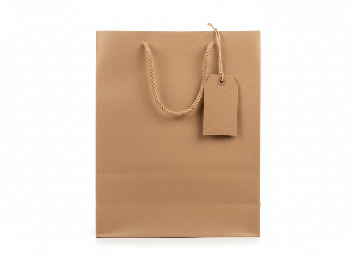 Gift tag thick paper bag · Gift Tag · 32 x 26 x 12 cm