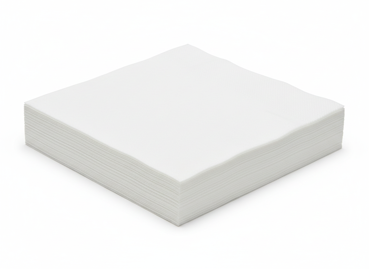 White napkins 3ply ice · White Napkins 3ply · 40×40 cm