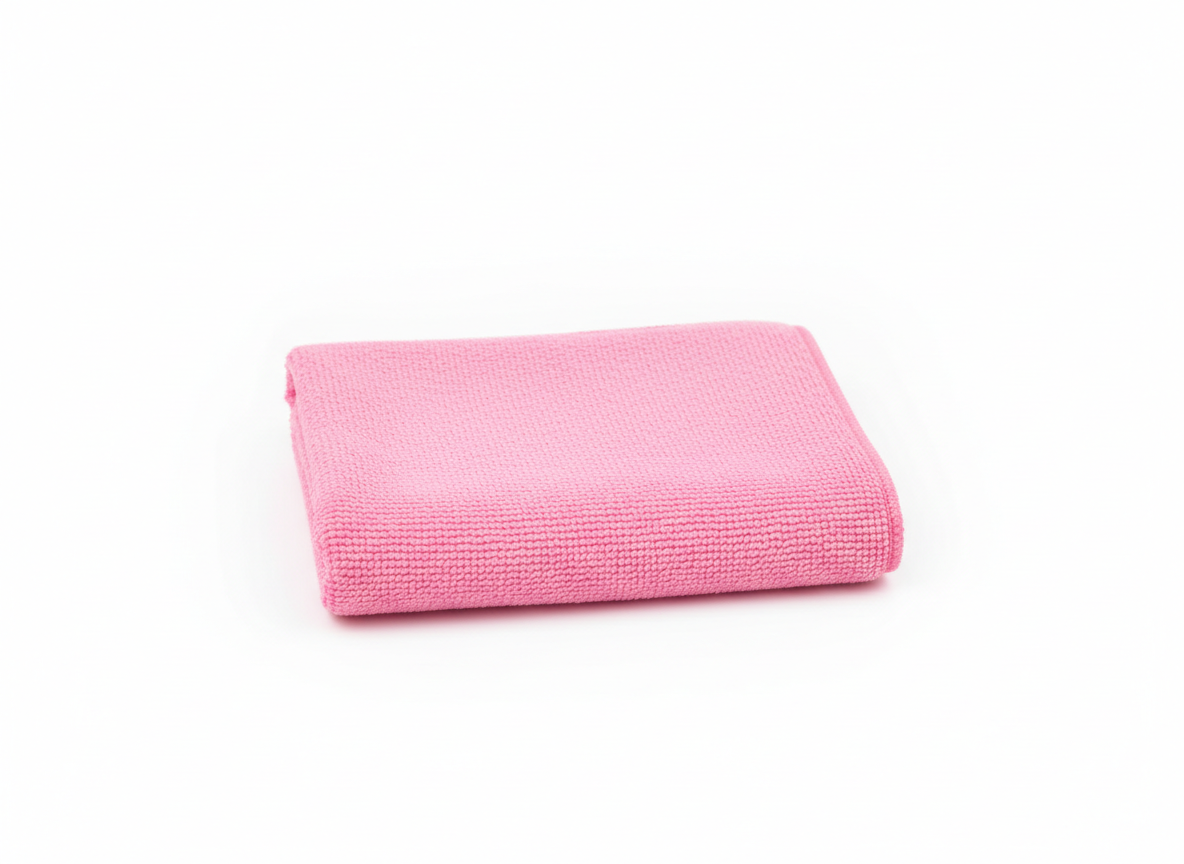 Pink microfiber cloth · 38x40cm · Pink