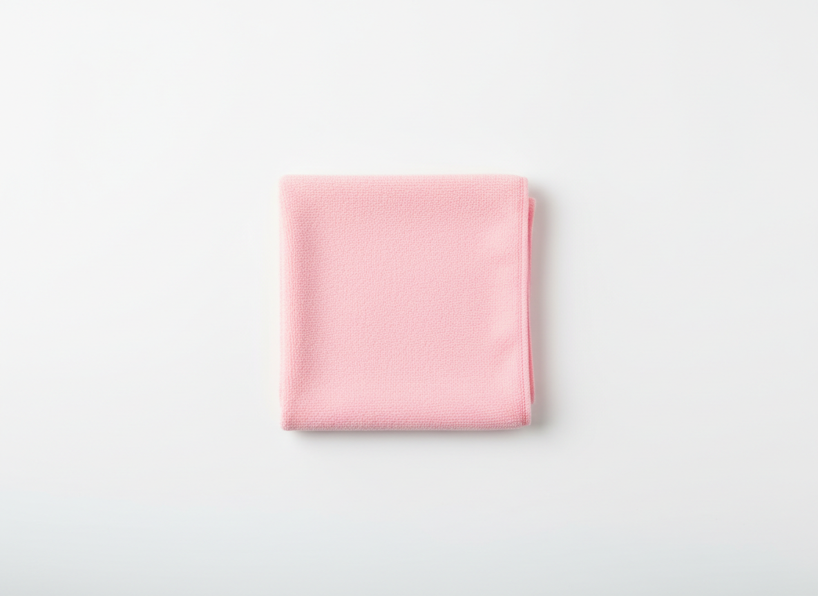 Pink microfiber cloth · Pink