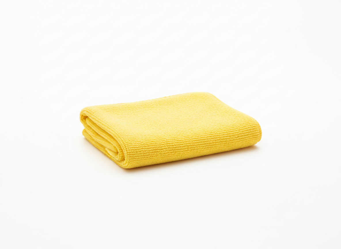 Yellow microfiber cloth · Yellow