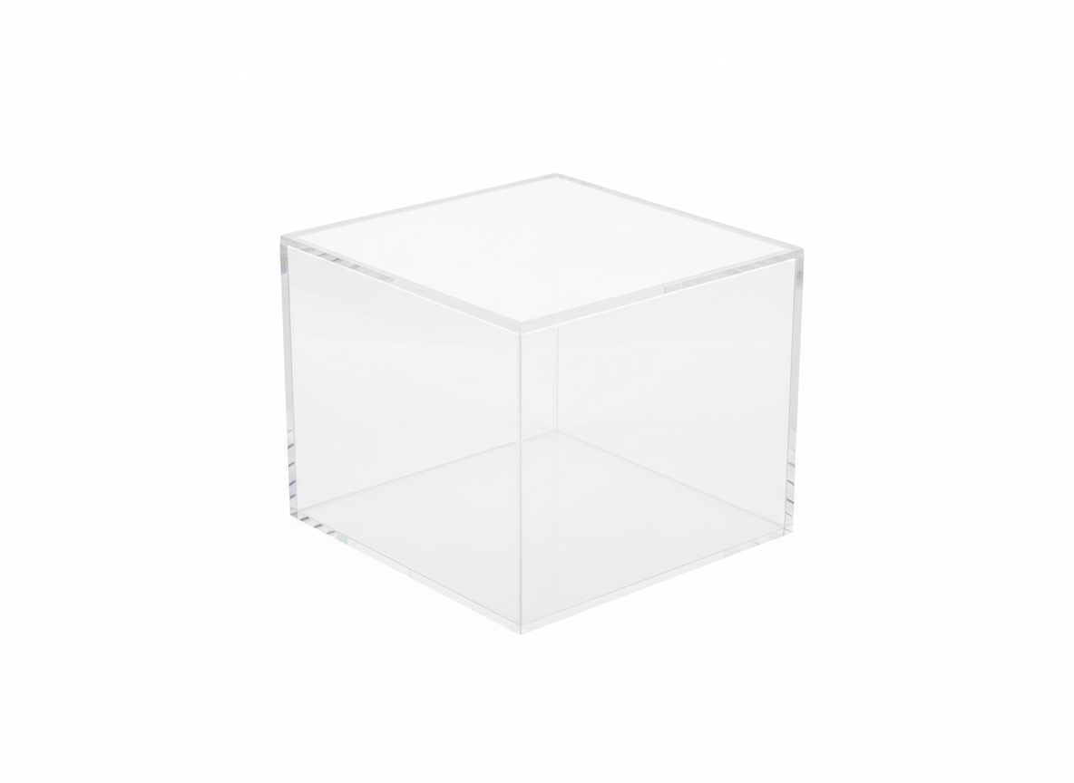 Acrylic stand · Clear · 15x15x15