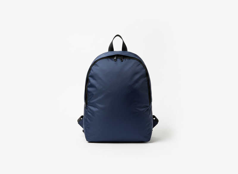 Navy foldable backpack