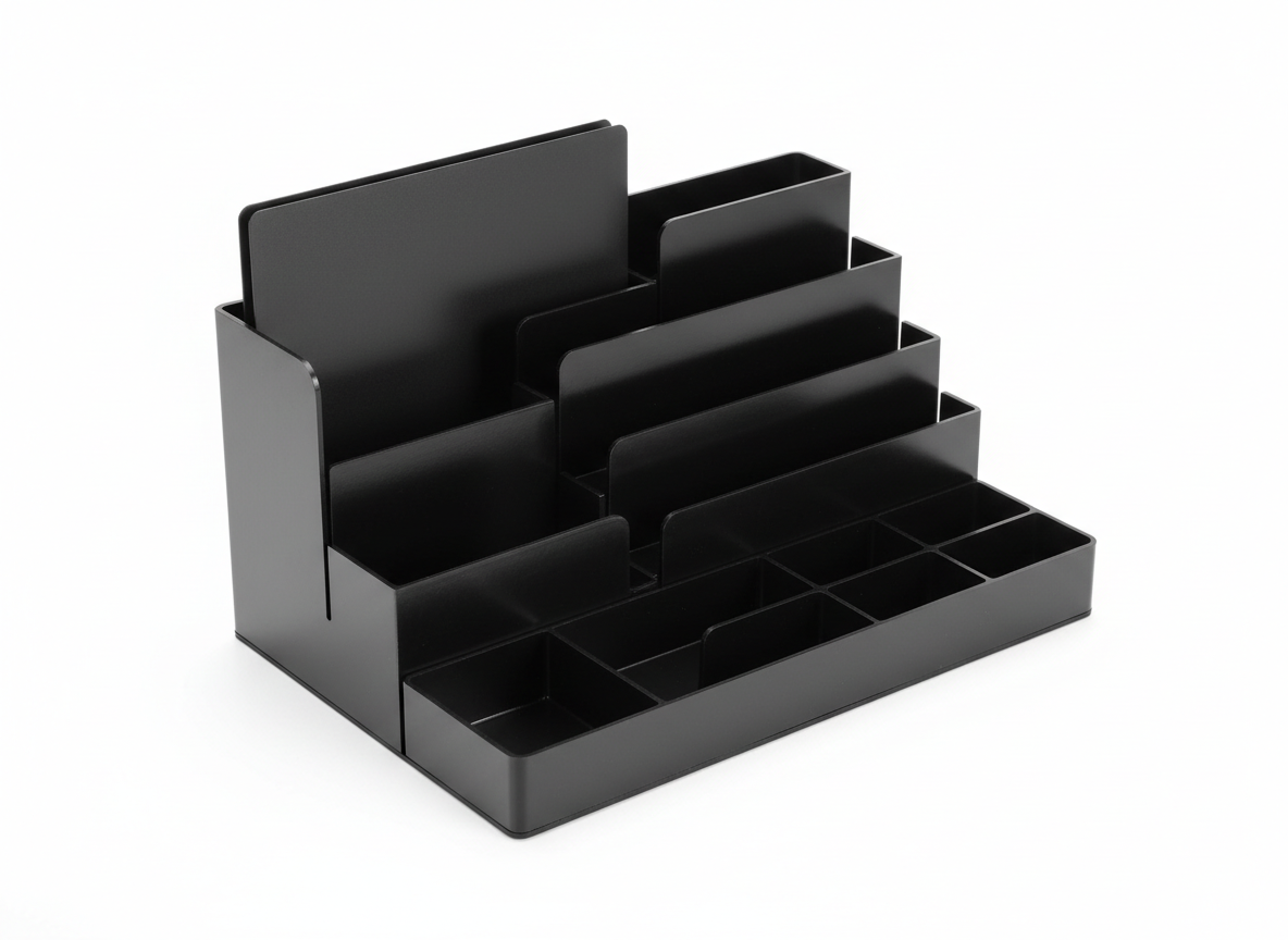 Acrylic organizer · black 28 × 15 × 25 cm · Black · 40x22x15