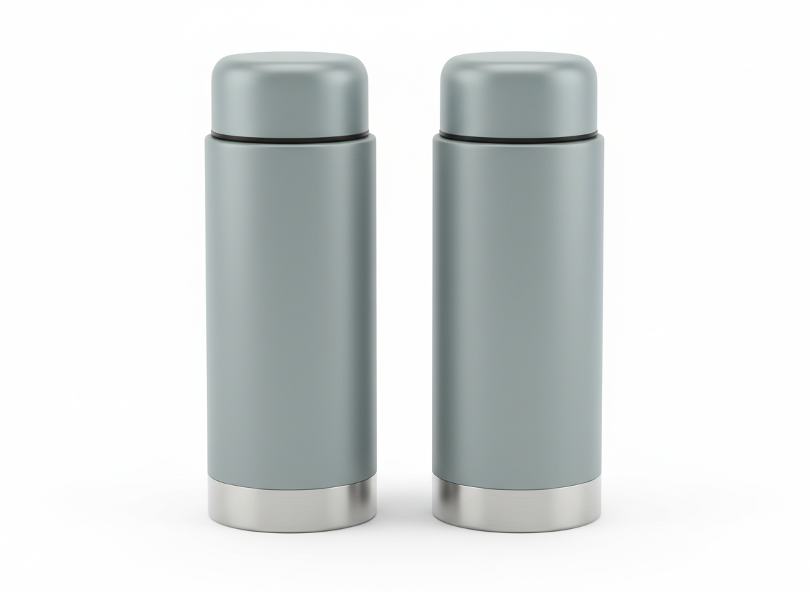 Cool gray 5c silver vacuum flask