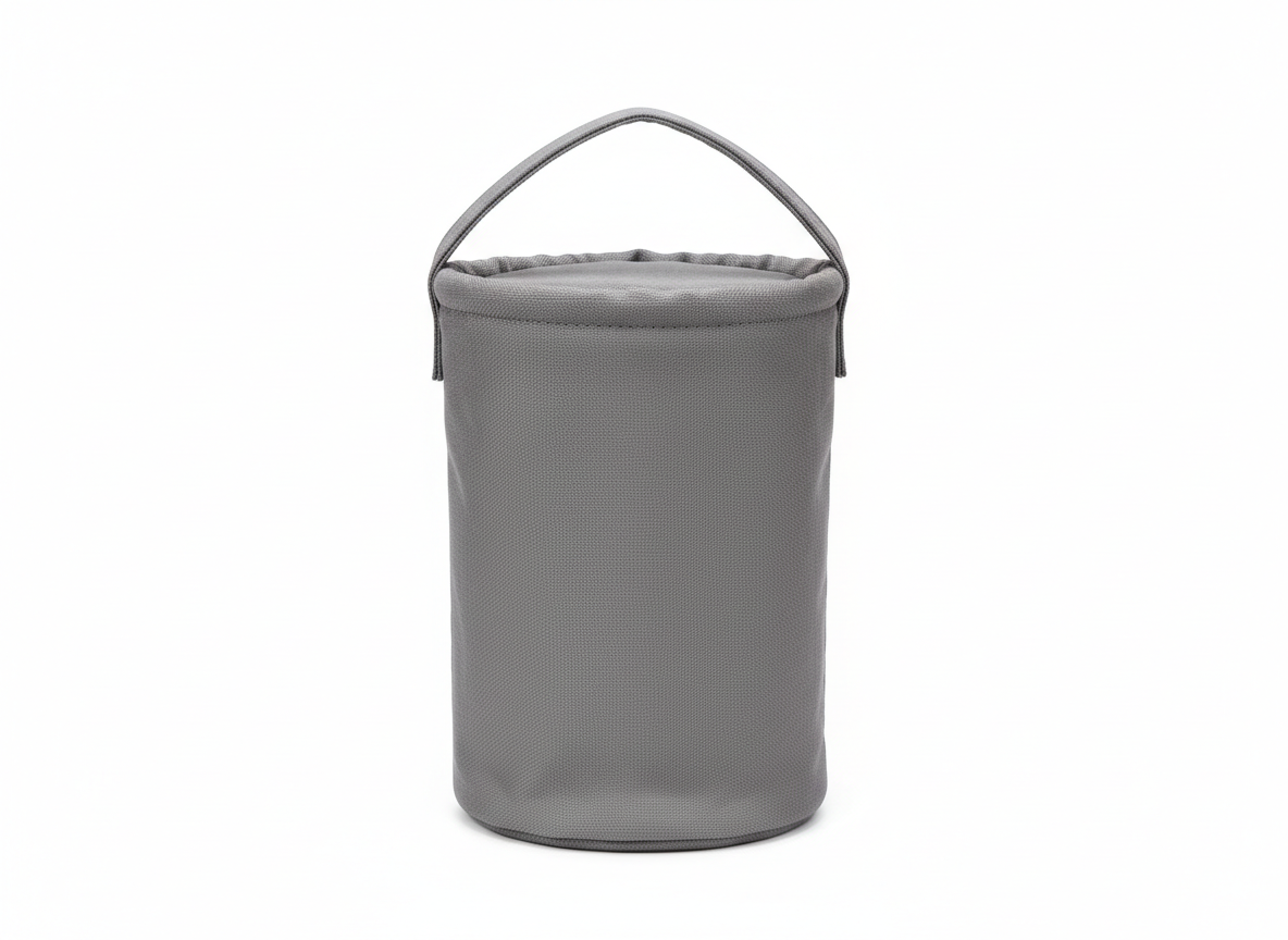 Light brown flask bag handle flask carry bags