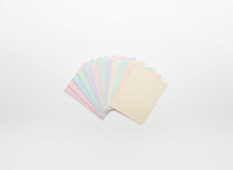 Paper rainbow colored photocopy sh