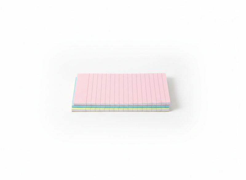 Class pastel neon notes lined