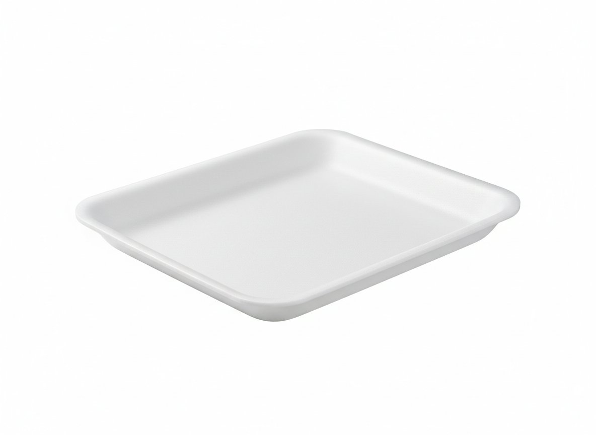 White foam tray · White X Large · 26x19x3