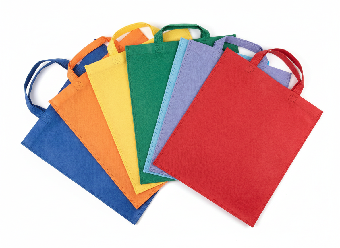 Multiple colors non woven bags · 40x30 cm · Multiple colors