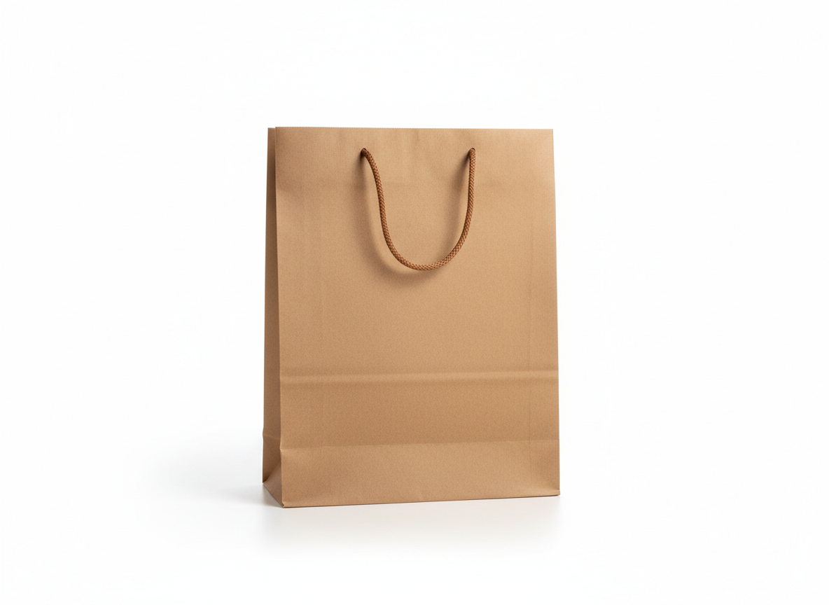 Brown paper bag · Brown · Medium 35x30x20 cm