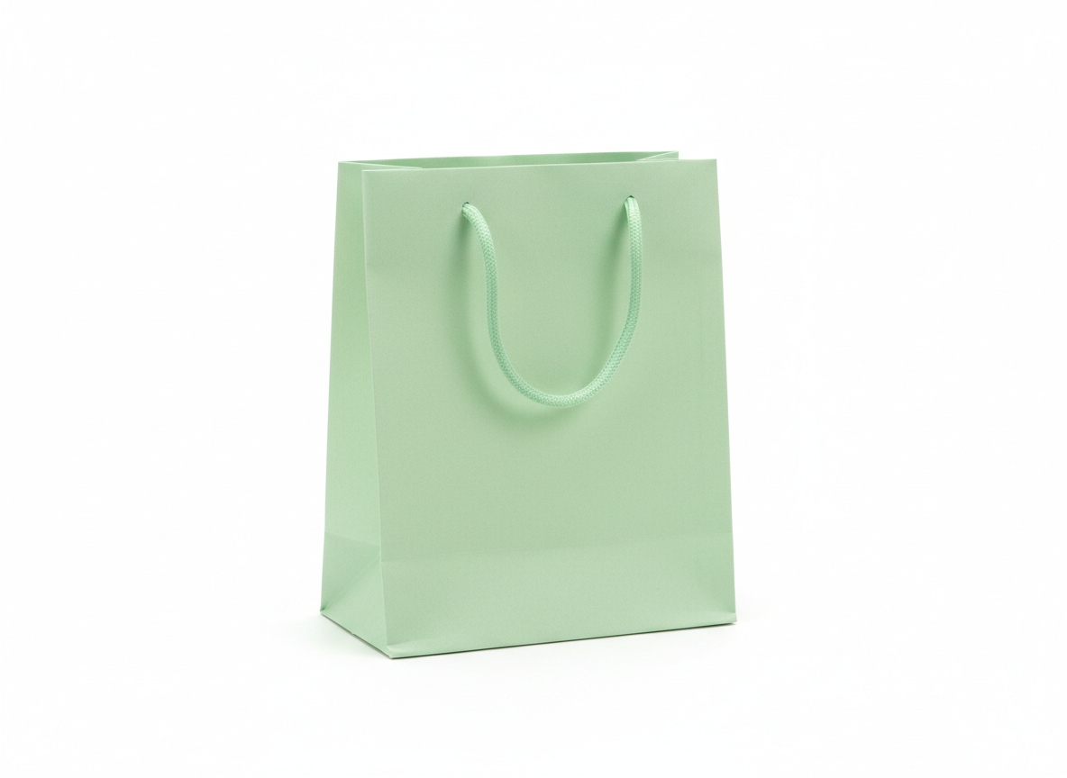 Light green paper bag · Light Green XX Small · 15x11x6 cm