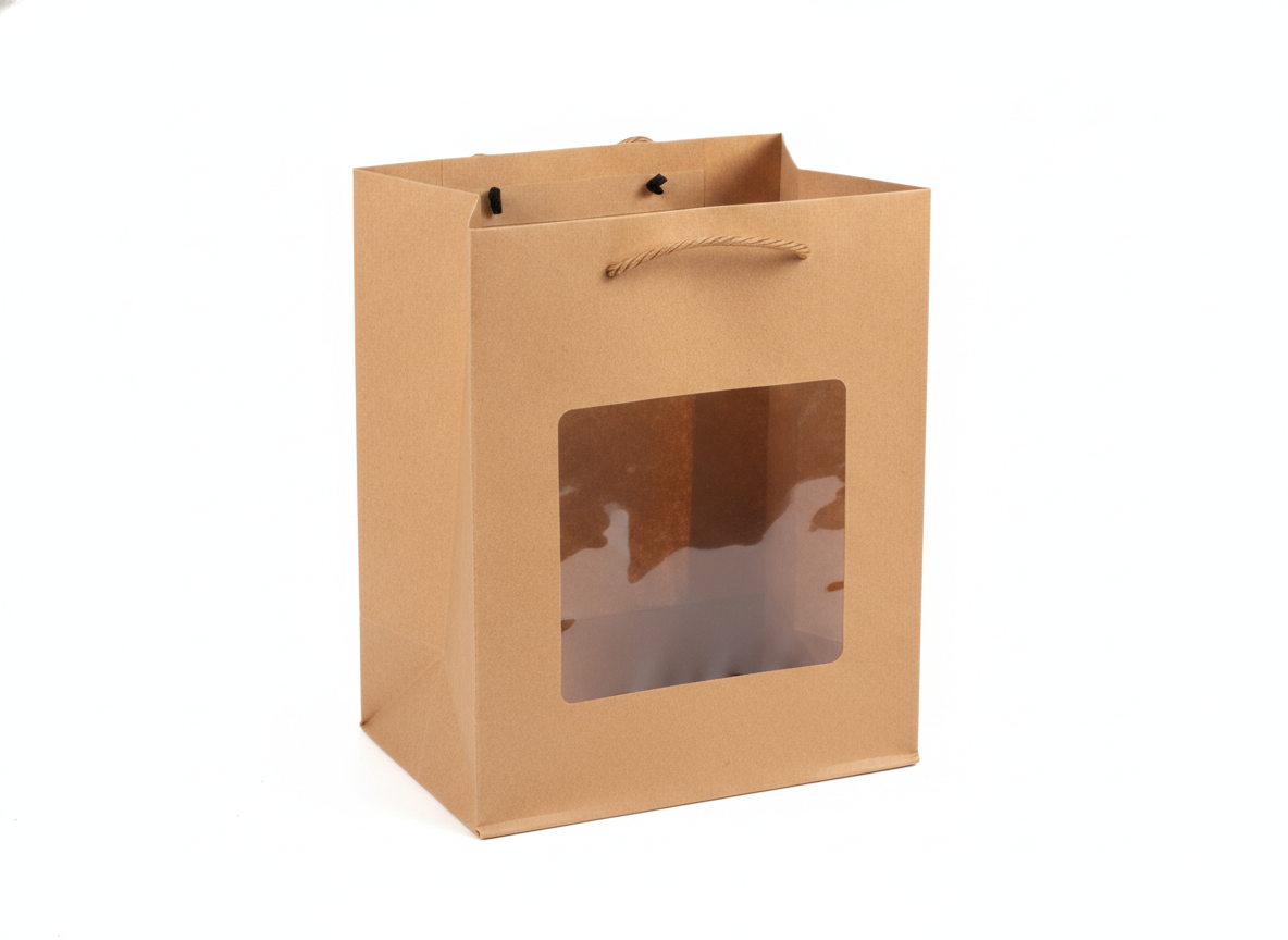 Bags clear window paper bag