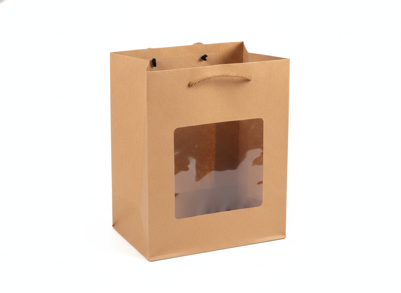 Bags clear window paper bag
