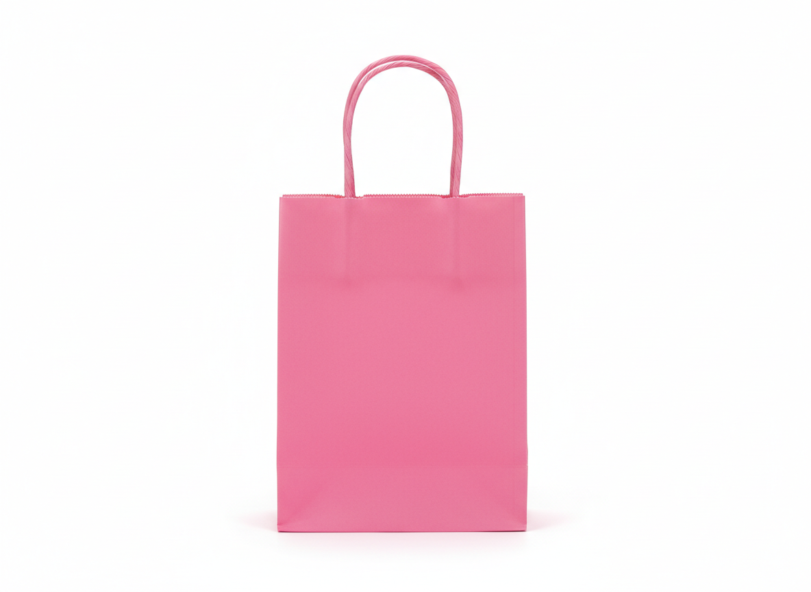 Pink paper bag · Pink X Small · 21x15x8 cm