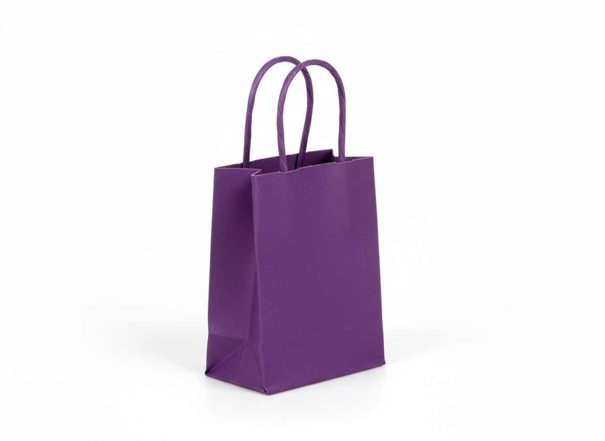 Purple paper bag · Purple XX Small · 15x11x6 cm