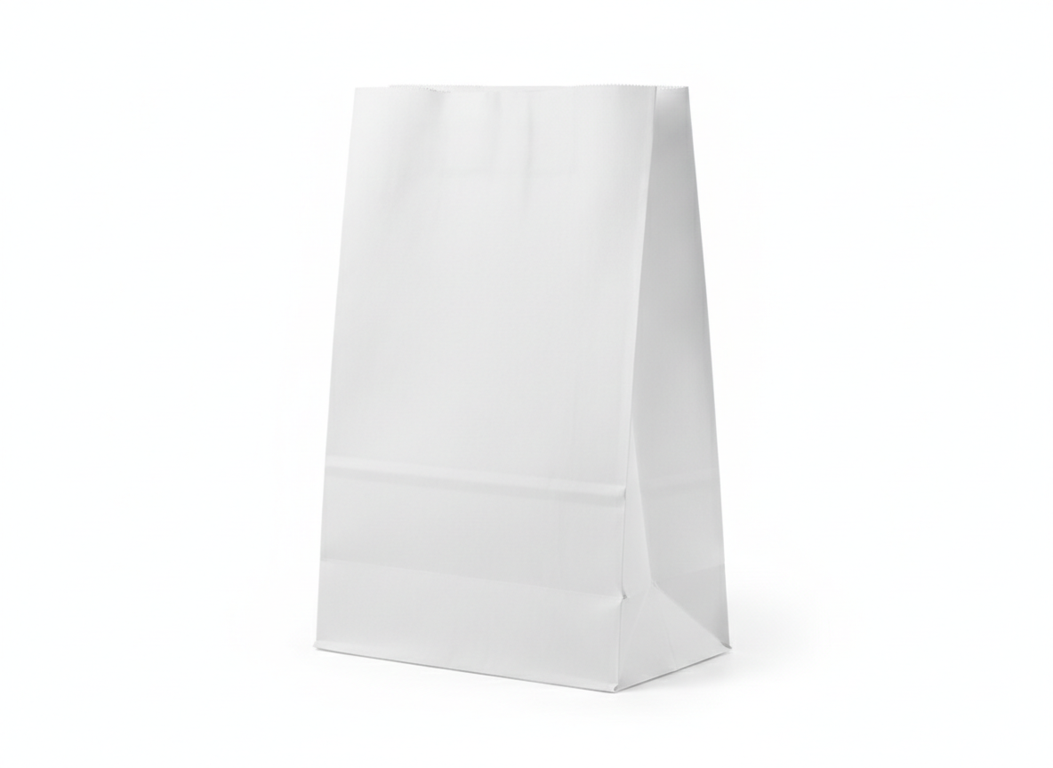 SOS white paper bag · SOS White No.6 (28x16 cm)