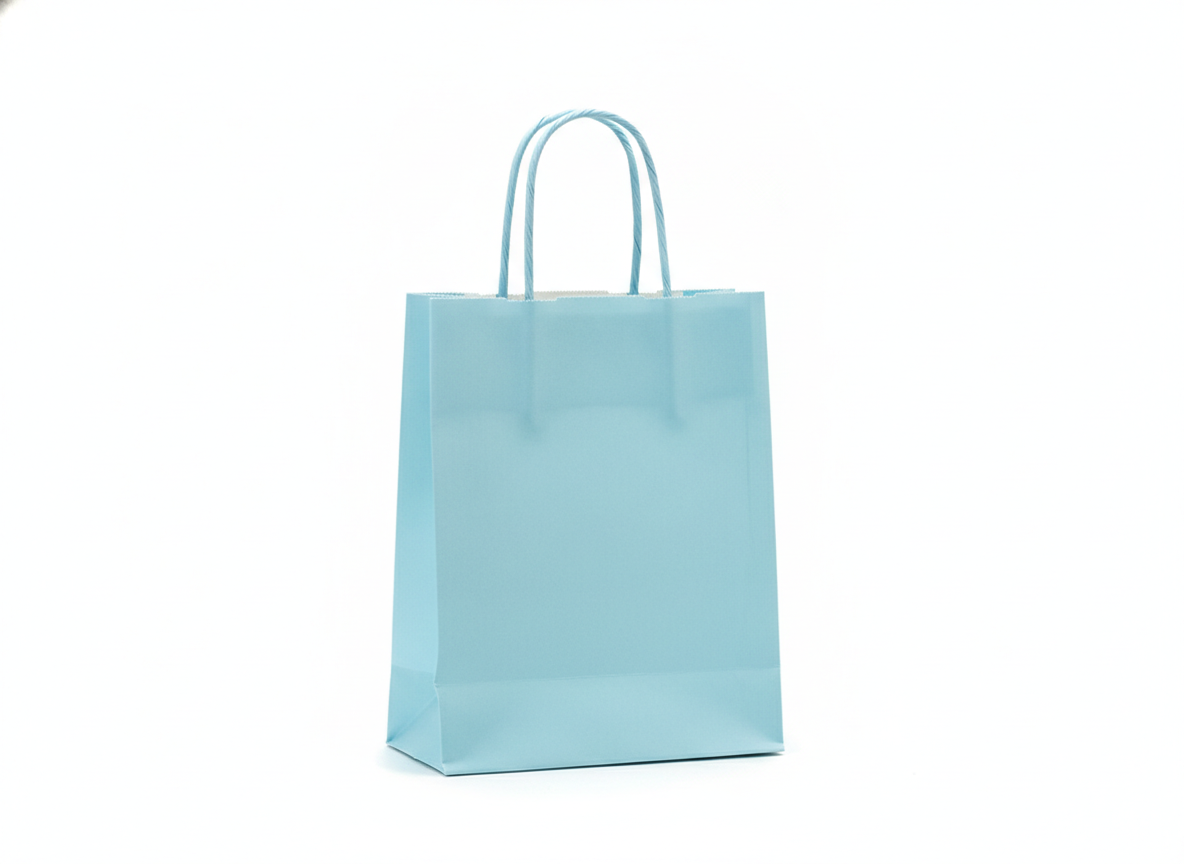 Sky blue paper bag · Sky Blue X Small · 21x15x8 cm