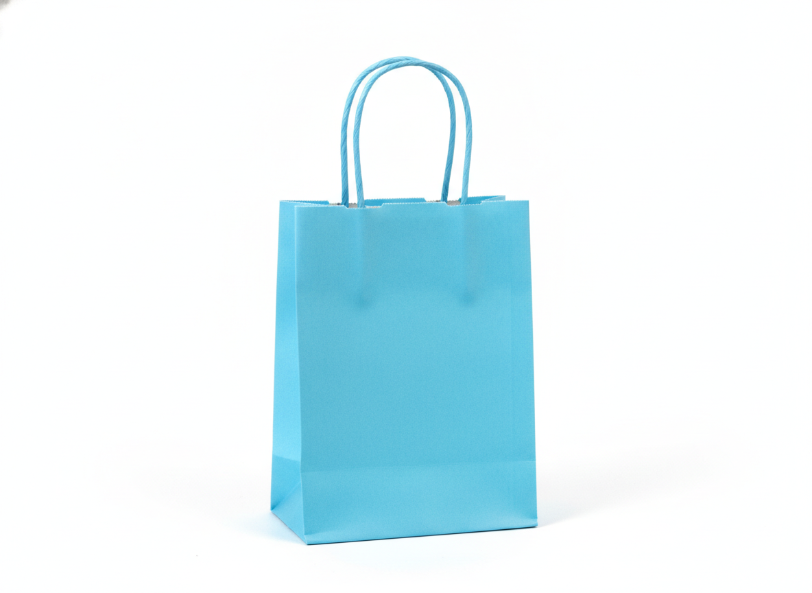 Sky blue paper bag · Sky Blue XX Small · 15x11x6 cm