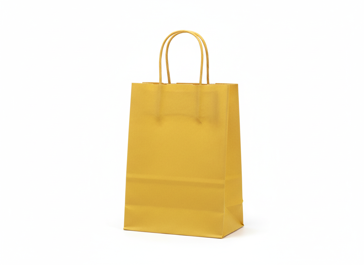 Yellow paper bag · Yellow X Small · 21x15x8 cm