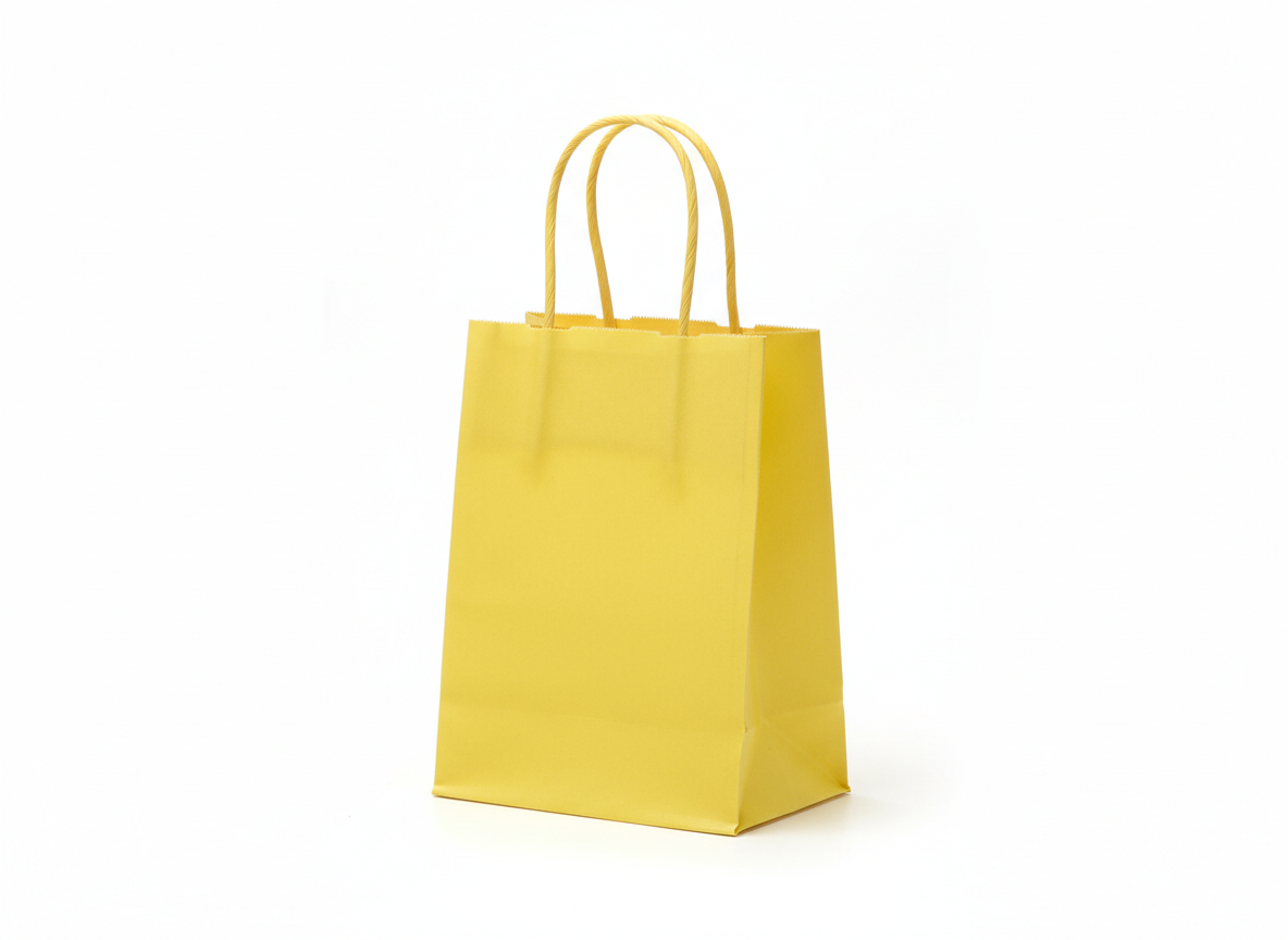 Yellow paper bag · Yellow XX Small · 15x11x6 cm