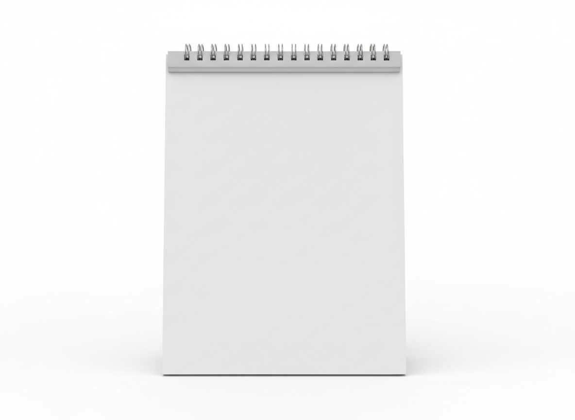 Squared of flip chart pad