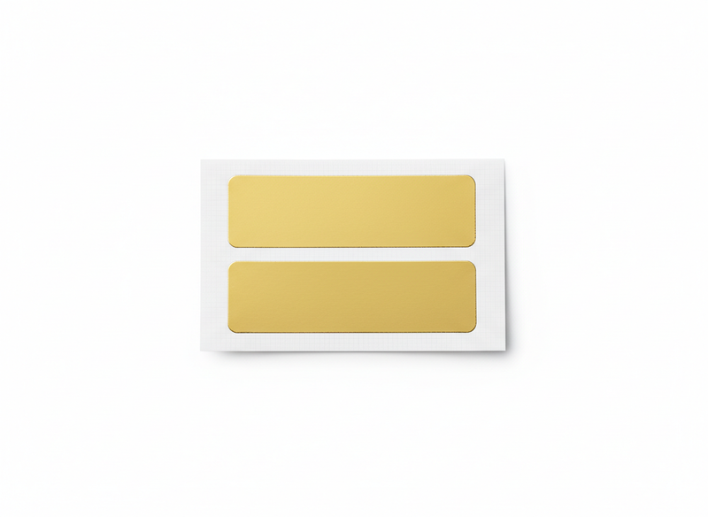 Foil labels · blank