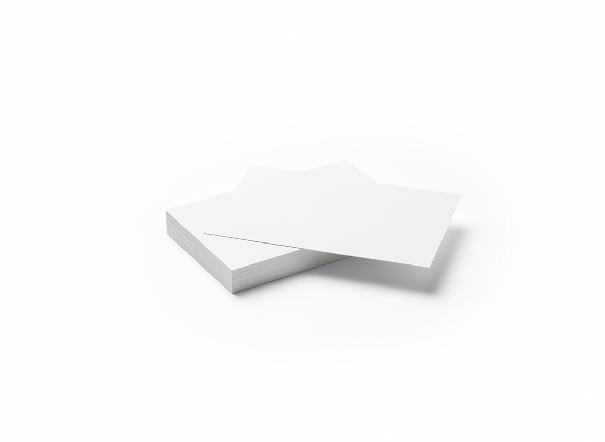 Packaging insert cards · blank