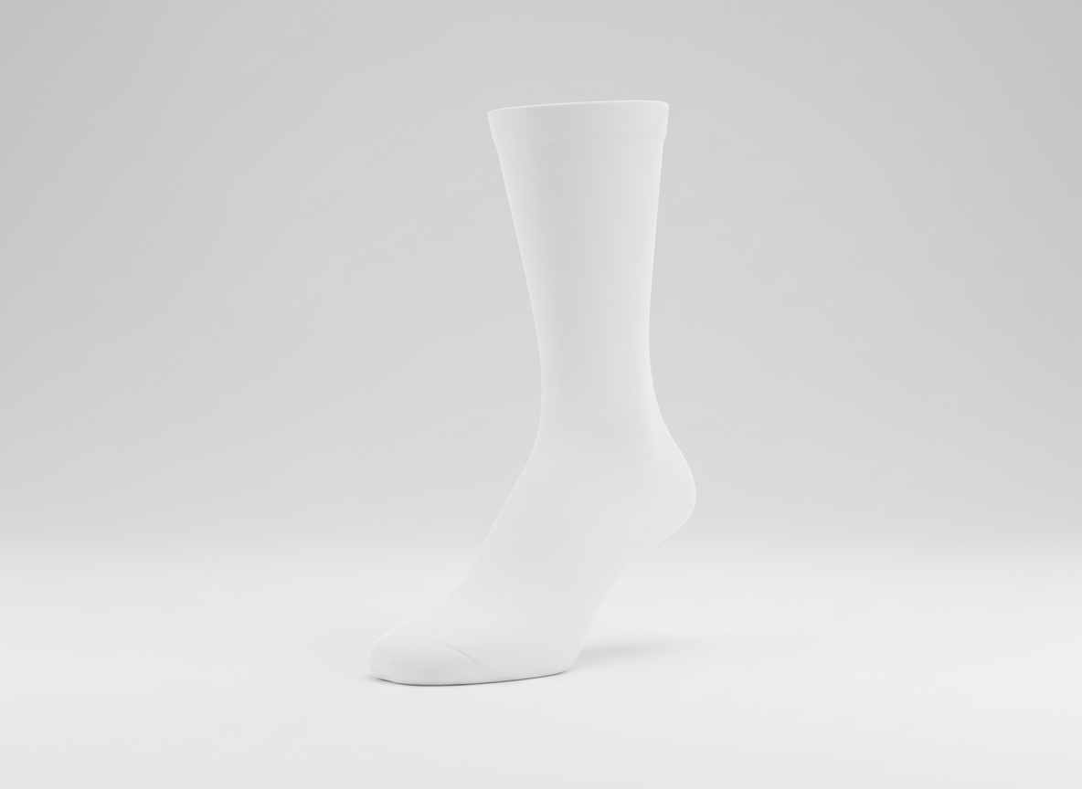 Embroidered crew socks · blank