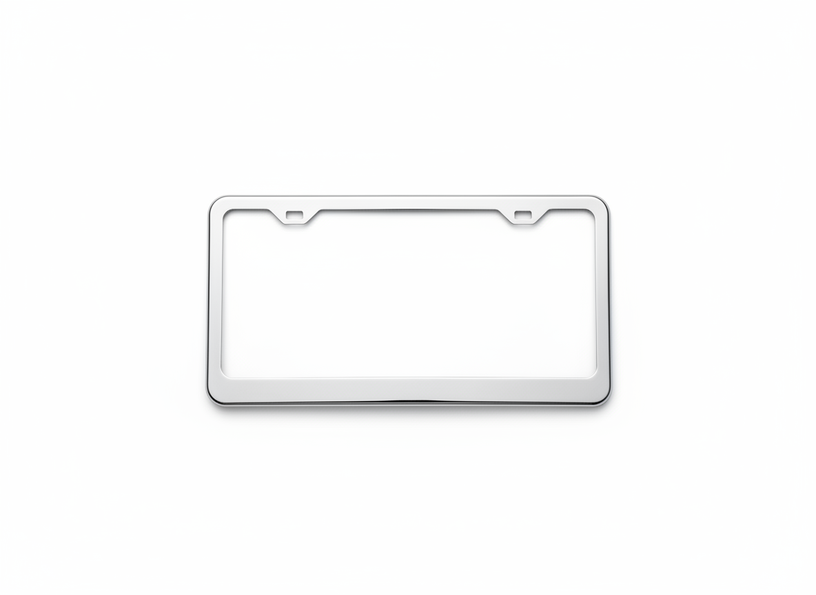 Licence plate frame · blank