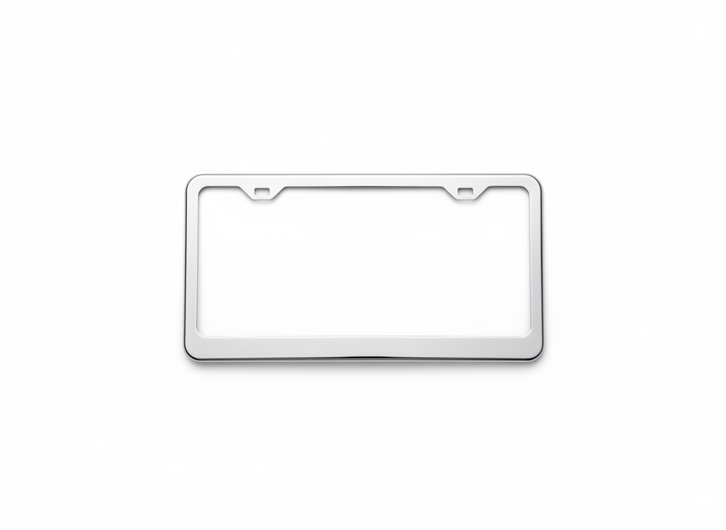 Licence plate frame · blank