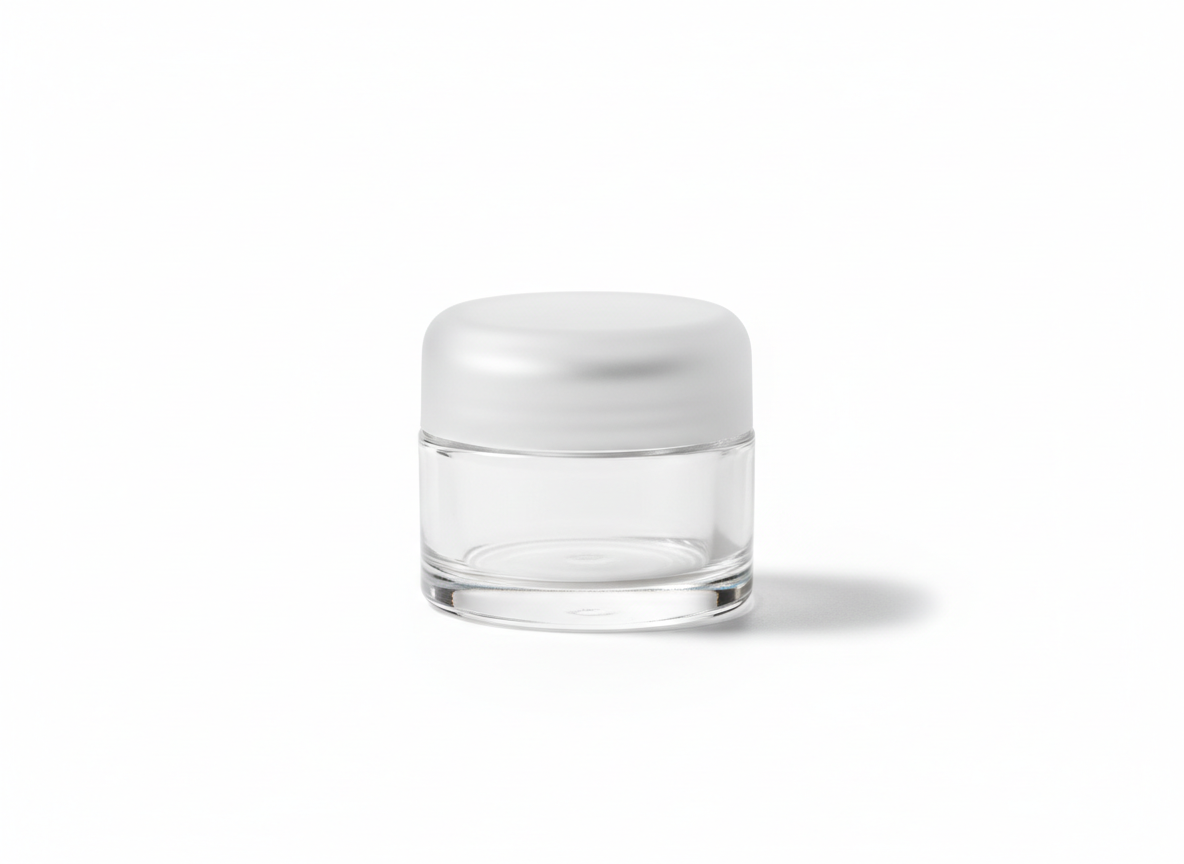 Cosmetic cream jars · blank