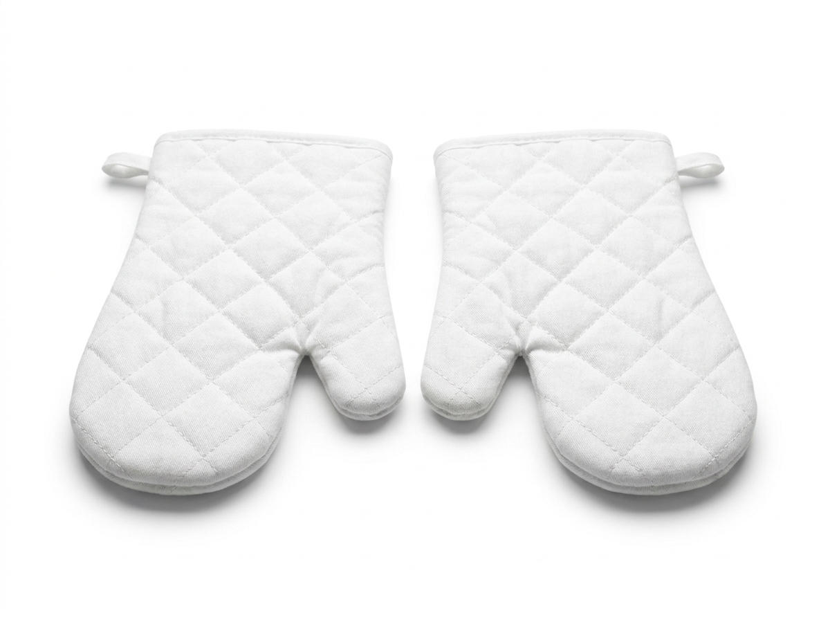 Printed oven mitts · blank