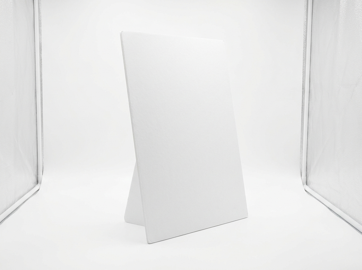 Custom-cut standee · blank