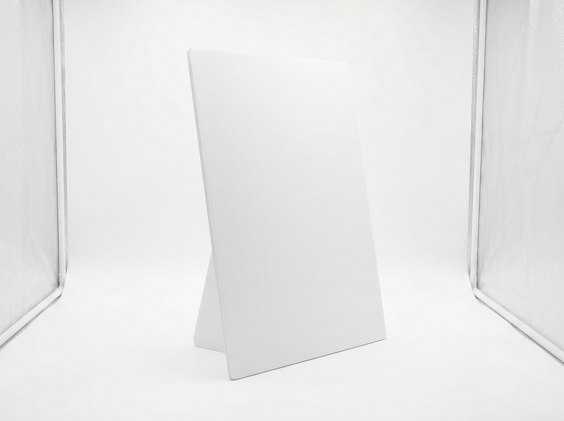 Custom-cut standee · blank