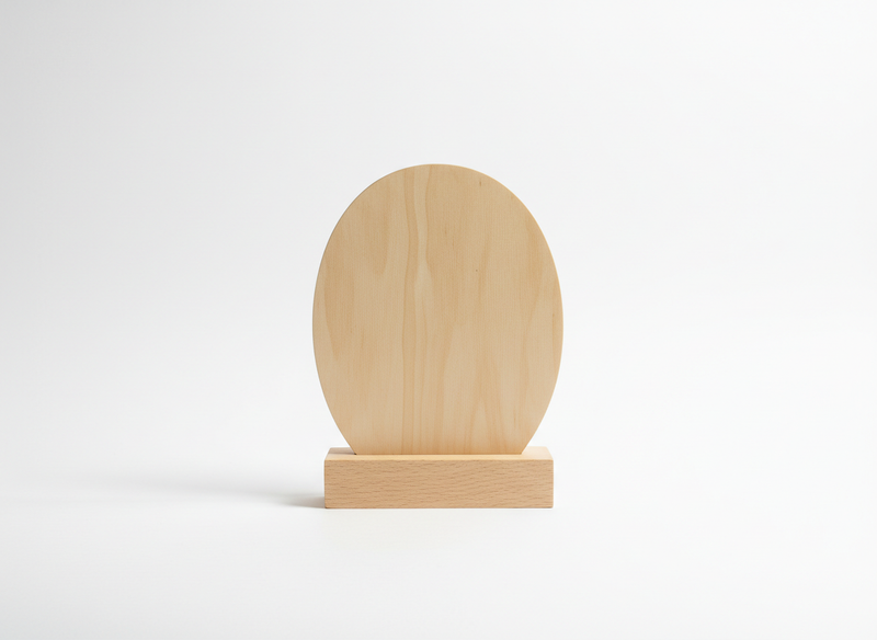 Free-standing wooden decor · blank