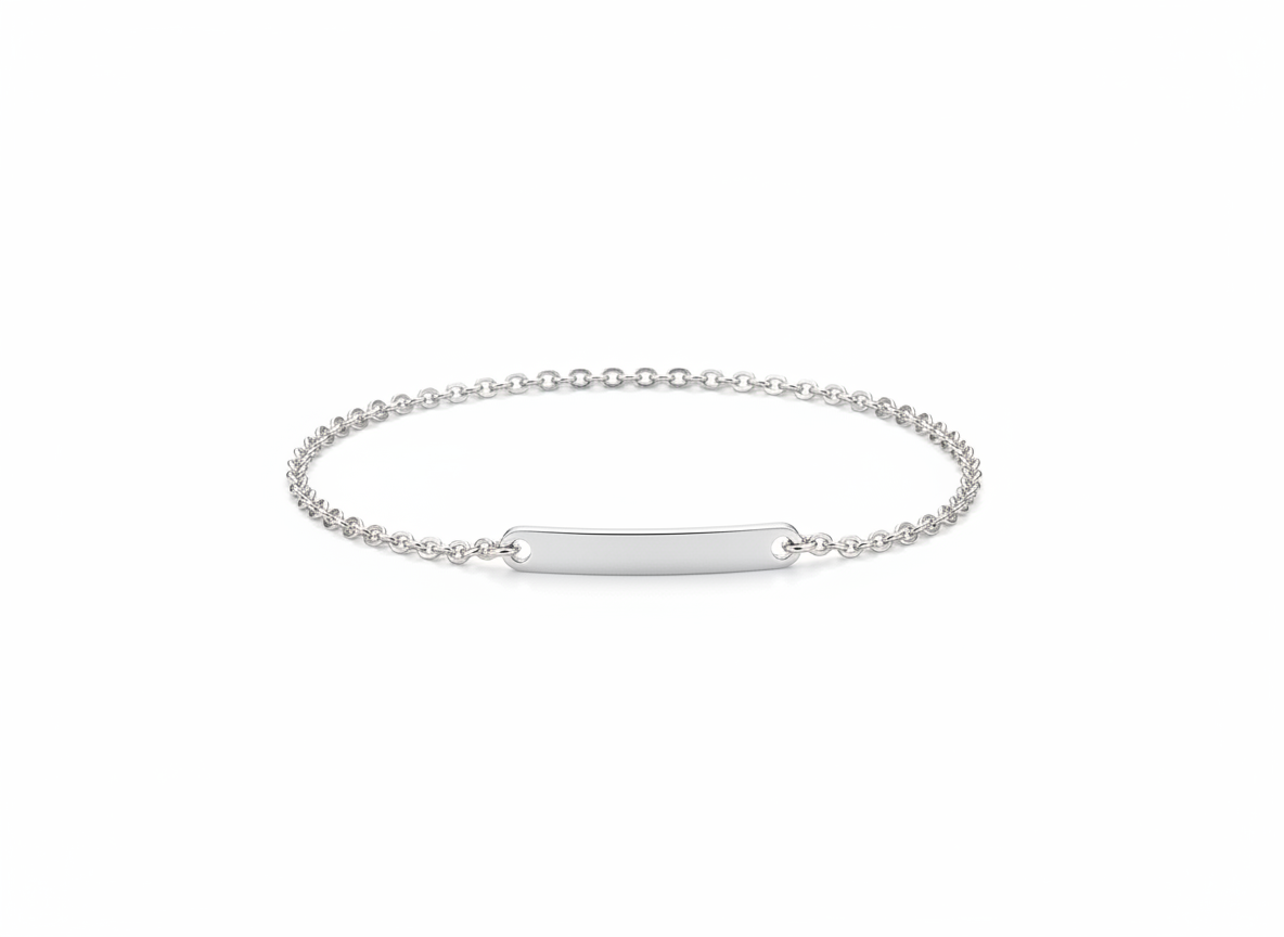 Engraved bar bracelet · blank