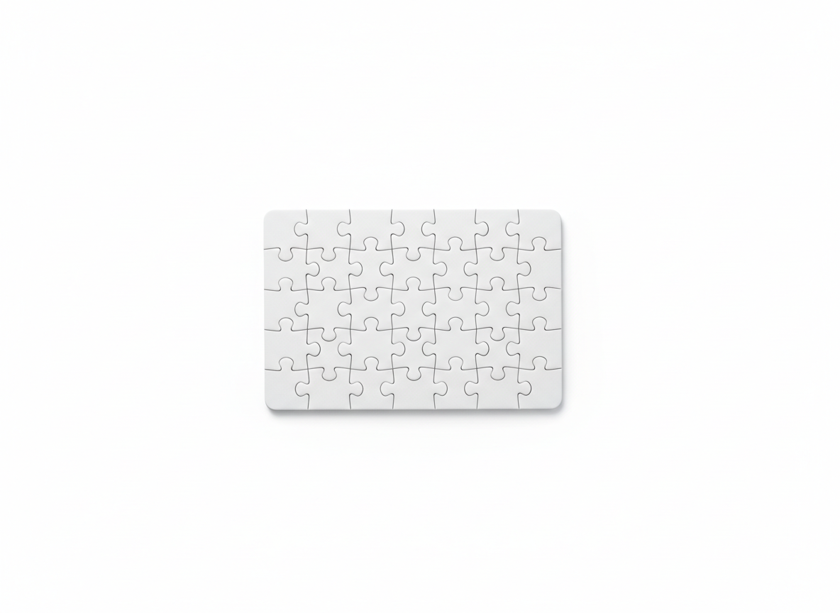 Kids jigsaw puzzle · blank