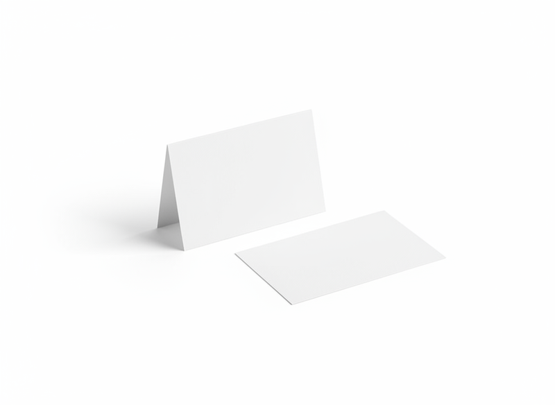 Folding business cards · blank