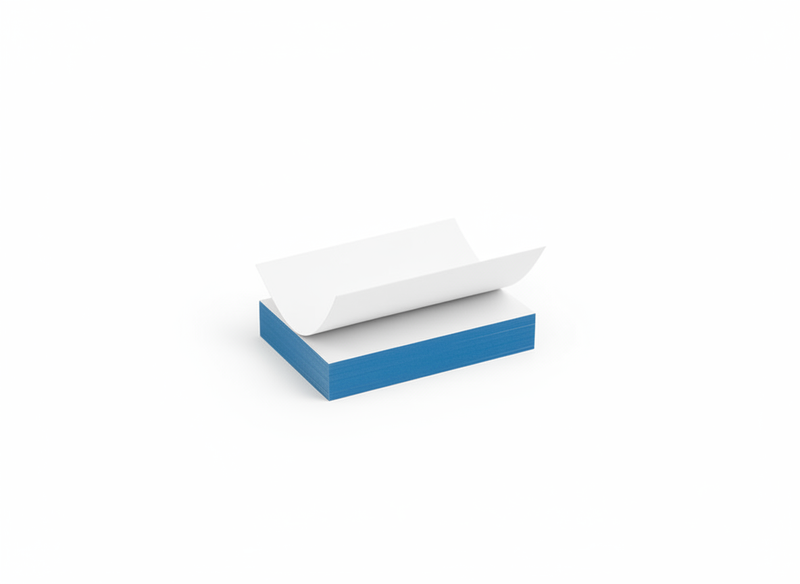 Painted-edge business cards · blank