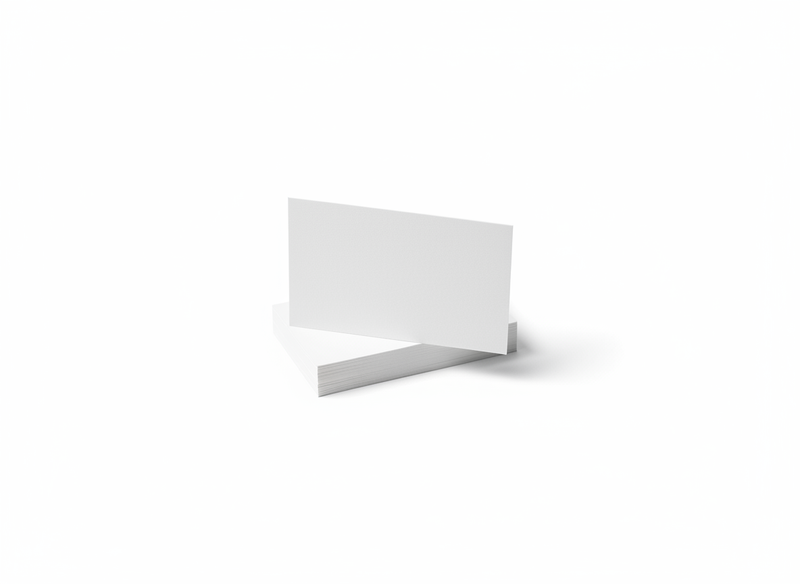 Specialty stock business cards · blank