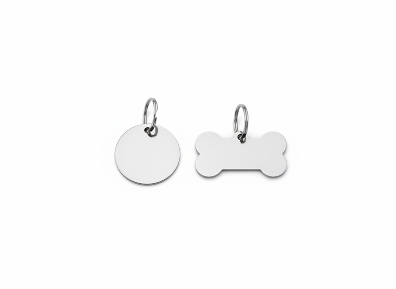 Engraved pet ID tags · blank