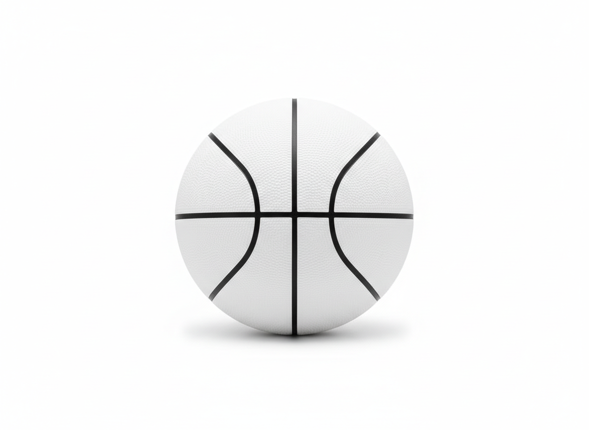 Printed basketball · blank