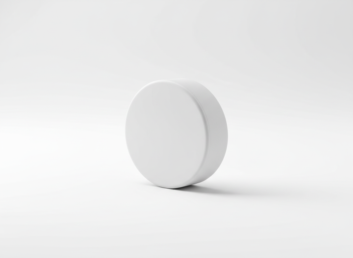 Printed hockey puck · blank