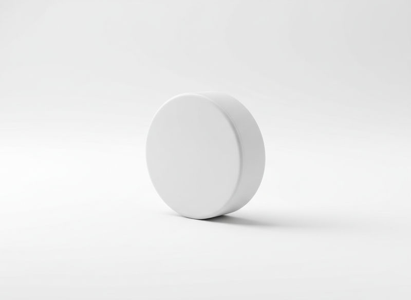 Printed hockey puck · blank