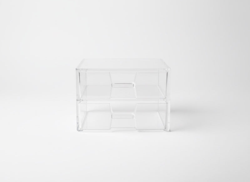 Acrylic frosted storage drawer