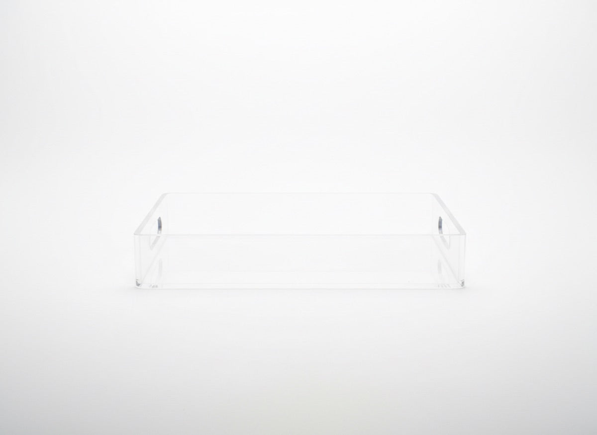 Square acrylic tray